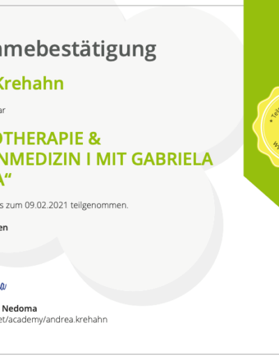 Teilnahmebestätigung_Gemmotherapie